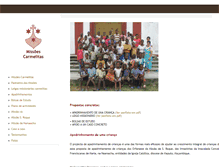 Tablet Screenshot of missoes.carmelitas.pt