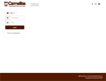 Tablet Screenshot of campus.carmelitas.edu.pe