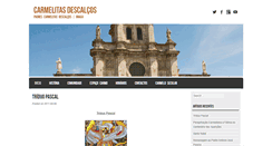 Desktop Screenshot of braga.carmelitas.pt